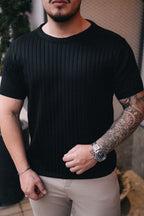 Camiseta Tricot Canelada Elite