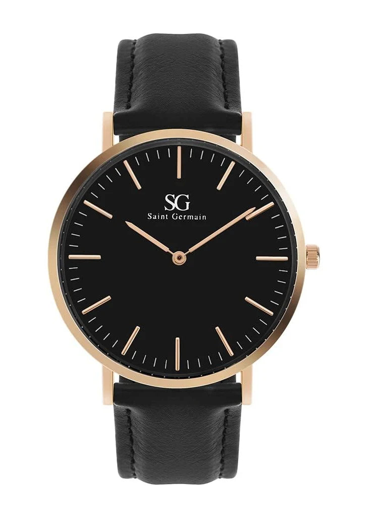 Relógio Sg Murray Black Rosé Gold 40mm
