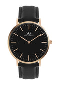 Relógio Sg Murray Black Rosé Gold 40mm